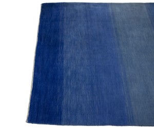Blue Stripes Tribal 4X6 Gabbeh Persian Rug