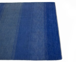 Blue Stripes Tribal 4X6 Gabbeh Persian Rug
