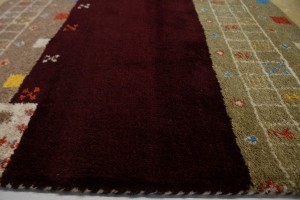 Multicolored Tribal 5X8 Indo-Gabbeh Oriental Rug