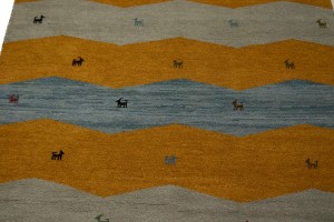 Multicolored Tribal 6X8 Indo-Gabbeh Oriental Rug