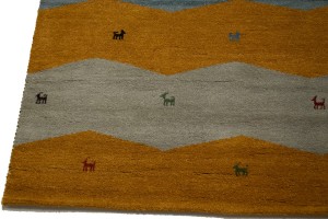 Multicolored Tribal 6X8 Indo-Gabbeh Oriental Rug