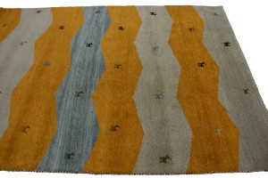 Multicolored Tribal 6X8 Indo-Gabbeh Oriental Rug