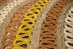 Reversible Braided Style 5'6X5'6 Jute Modern Round Rug