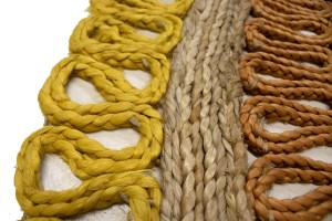 Reversible Braided Style 5'6X5'6 Jute Modern Round Rug