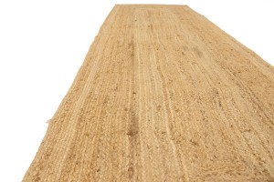 Reversible Braided Style 3X9 Jute Modern Runner Rug