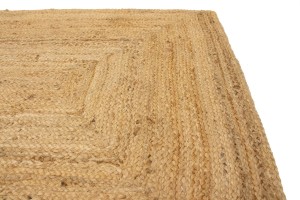 Reversible Braided Style 3X9 Jute Modern Runner Rug