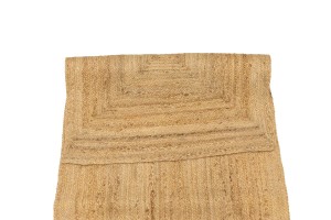 Reversible Braided Style 3X9 Jute Modern Runner Rug