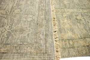 Taupe Floral Transitional 5X8 Oriental Rug