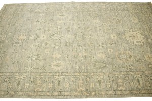 Taupe Floral Transitional 5X8 Oriental Rug
