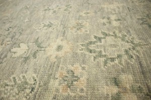 Taupe Floral Transitional 5X8 Oriental Rug
