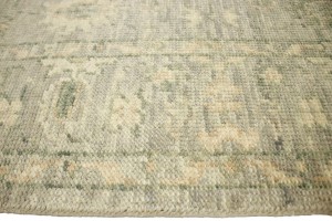Taupe Floral Transitional 5X8 Oriental Rug