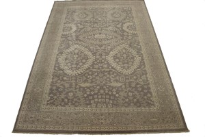 Warm Stone Floral 9X13 Transitional Oriental Rug