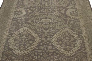 Warm Stone Floral 9X13 Transitional Oriental Rug