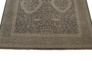 Warm Stone Floral 9X13 Transitional Oriental Rug