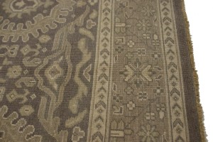 Warm Stone Floral 9X13 Transitional Oriental Rug