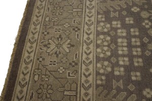 Warm Stone Floral 9X13 Transitional Oriental Rug