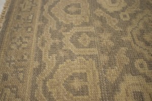 Muted Brown Floral 2X3 Chobi Oushak Oriental Rug