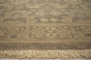 Muted Brown Floral 2X3 Chobi Oushak Oriental Rug