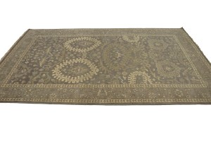 Brown Floral 5'6X8'9 Transitional Oriental Rug