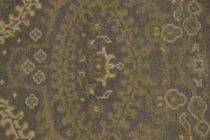 Brown Floral 5'6X8'9 Transitional Oriental Rug