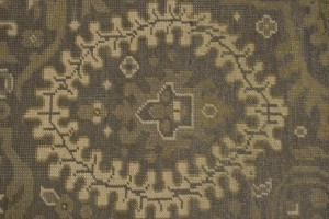 Brown Floral 5'6X8'9 Transitional Oriental Rug