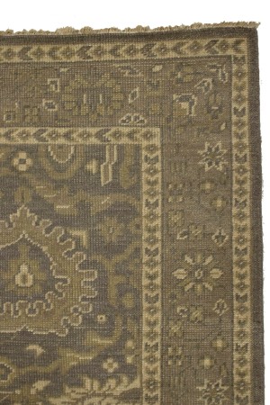 Brown Floral 5'6X8'9 Transitional Oriental Rug