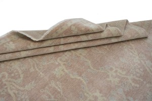 Peach Floral Transitional 6X8 Oriental Rug