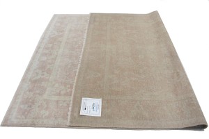 Peach Floral Transitional 6X8 Oriental Rug
