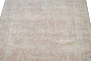 Peach Floral Transitional 6X8 Oriental Rug