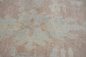 Peach Floral Transitional 6X8 Oriental Rug