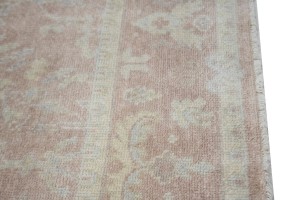 Peach Floral Transitional 6X8 Oriental Rug