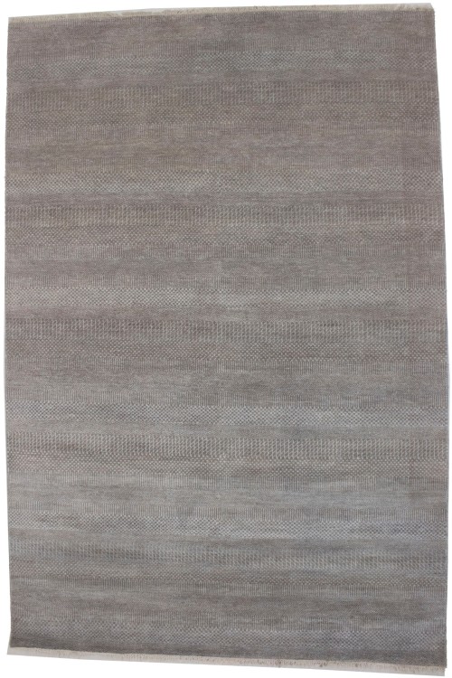 Khaki Grass Design 6X9 Modern Oriental Rug