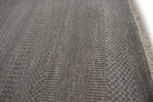 Khaki Grass Design 6X9 Modern Oriental Rug