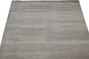 Khaki Grass Design 6X9 Modern Oriental Rug
