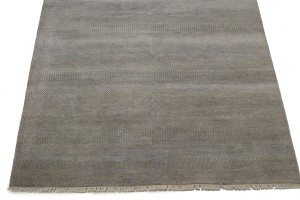 Khaki Grass Design 6X9 Modern Oriental Rug