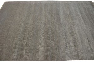 Khaki Grass Design 6X9 Modern Oriental Rug