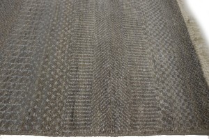 Khaki Grass Design 6X9 Modern Oriental Rug