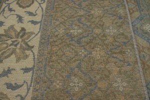 Tan Geometric 10X15 Modern Oriental Rug