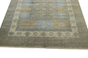 Tan Geometric 10X15 Modern Oriental Rug