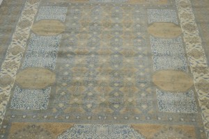 Tan Geometric 10X15 Modern Oriental Rug