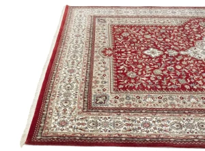 Red Floral Classic 6'5X9'9 Indo-Kashan Oriental Rug
