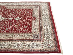 Red Floral Classic 6'5X9'9 Indo-Kashan Oriental Rug