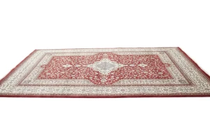 Red Floral Classic 6'5X9'9 Indo-Kashan Oriental Rug