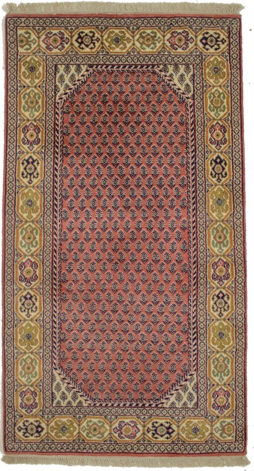 Bittersweet Red Floral 2'5X4'5 Indo Botemir Oriental Rug