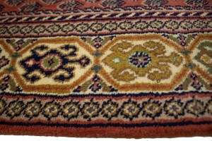 Bittersweet Red Floral 2'5X4'5 Indo Botemir Oriental Rug