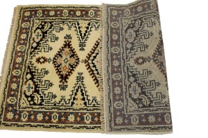 Cream Geometric 3X5 Viss Oriental Rug