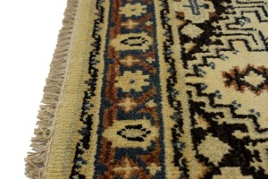 Cream Geometric 3X5 Viss Oriental Rug
