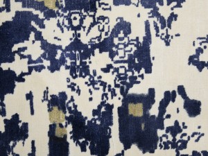 Distressed Floral Modern 6X6 Hand-Loomed Round Rug