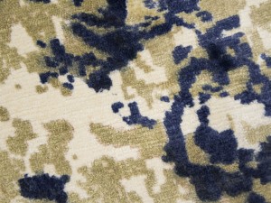Distressed Floral Modern 6X6 Hand-Loomed Round Rug