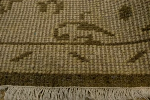 Brown Floral 5'5X8'7 Transitional Oriental Rug